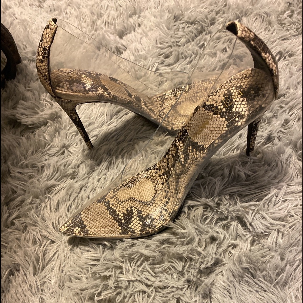 Snakeskin Fashion Heels